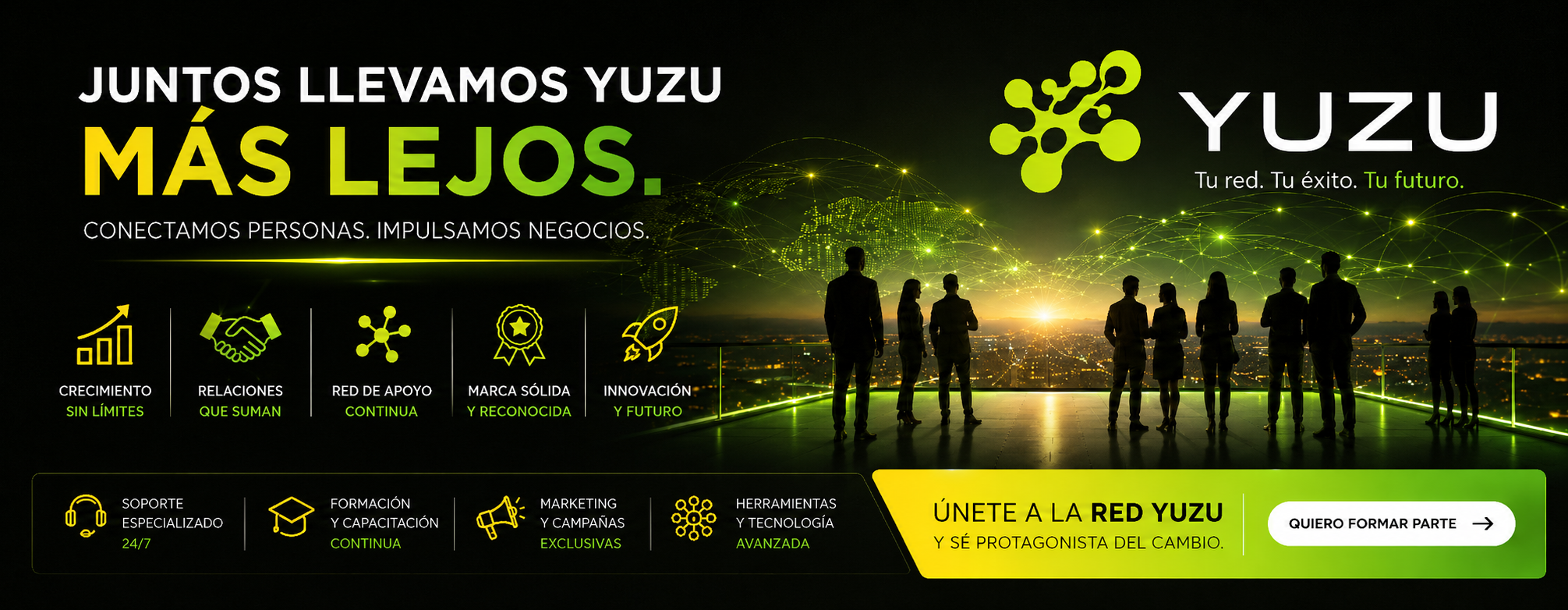 Conéctate con YUZU y crece